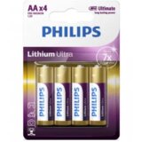 Philips BATERIJA AA - LITHIUM ULTRA BLISTER 4 KOS (LR6) - FR6LB4A/10 Cene