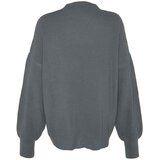 Trendyol Anthracite Wide Pattern Basic Knitwear Sweater | Eponuda.ba
