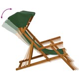  Ležaljka 4 pcs 3 Pozicija Čvrsto drvo eukaliptusa Zelena | shoptok.hr
