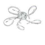 Eglo Vallemare spot/5, led, 5x6,6w, hrom/kristal bela