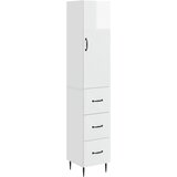 vidaXL Set ormara 2 kom. 33 x 34 5 x 90 cm Konstruirano drvo - Visoko sjajno bijela | shoptok.hr