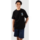 Blue Flowers In Bloom T-shirt black | Shoptok.si
