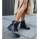 Gemre Black ankle boots with decorative strap Domus | Shoptok.si