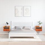  Noćni ormarići s ladicama Zidne 2 pcs Voštano smeđa 38 x 36 x 29 5 cm | shoptok.hr