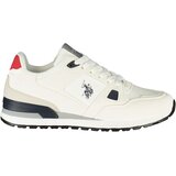 U.S. Polo Assn. Trax muške tenisice s plavo-crvenim detaljima bijele | shoptok.hr