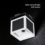  LED solarno zidno svetlo sa senzorom LED/9W/3,7V 3000/4000/6000K IP65 2600 mAh belo | Eponuda.com