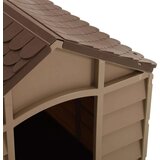 vidaXL Kućica za pse smeđa 71 x 71,5 x 68 cm PP | shoptok.hr