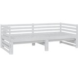  Dnevni ležaj na izvlačenje 2 x (90 x 200) cm bijeli od borovine | shoptok.hr