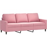  3-dijelni set sofa s jastucima ružičasti baršunasti | shoptok.hr