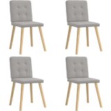  Jedilni stoli 4 kosi Cloud Grey Fabric, (21822141) Cene