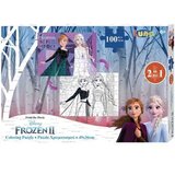 Luna Ledeno kraljestvo II Barvalna 100-delna sestavljanka 2-v-1 | Shoptok.si