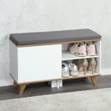 Kesper KSP15942 CIPELARNIK SA JASTUKOM ZA SEDENJE BELI 77 x 48 x 30 CM Cene