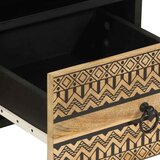 TV ormarić crni 70x33,5x46 cm Puno grubo drvo Mango | shoptok.hr