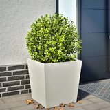  Vrtna sadilica bijela 50 x 50 x 50 cm čelična | shoptok.hr