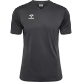 Hummel Tehnička sportska majica 'Authentic' grafit siva / bijela