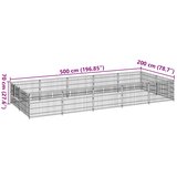  Kavez za pse crni 10 m² čelični | shoptok.hr