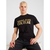 Versace Jeans Couture Majica zlatna / crna | shoptok.hr