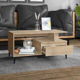  Stolić za kavu boja hrasta 90x49x45 cm konstruirano drvo | shoptok.hr
