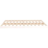  Posteljni okvir bel 140x190 cm trdna borovina, (20723672) | Shoptok.si
