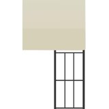  Zidna sjenica 3 x 6 m krem od tkanine | shoptok.hr