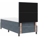  s opruga kutije Tamno siva 90 x 190 cm Baršun | shoptok.hr