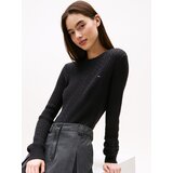 Tommy Jeans Pulover 'ESSENTIAL' črna | Shoptok.si
