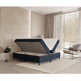 Maison de Rêve Temno modra boxspring postelja s prostorom za shranjevanje 200x200 cm Araya – | Shoptok.si