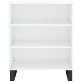  Komoda sjajna bijela 57 x 35 x 70 cm od konstruiranog drva | Shoptok.si
