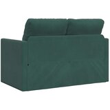  Podni kauč na razvlačenje tamnozeleni 122x204x55 cm baršunasti | Eponuda.com