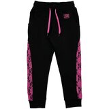 Leone 1947 Spodnji deli trenirke Girl Sweatpants Pink Girl Črna Cene