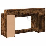  Radni stol s LED svjetlima boja hrasta 160x55x91 cm drveni | Eponuda.ba
