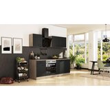 Flex-Well Kuhinjski Blok Z Aparati Capri, Črna, Barva Hrasta | Shoptok.si