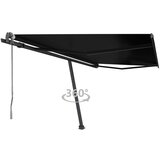 vidaXL prostostoječa avtomatska tenda 400x300 cm antracitna | Shoptok.si
