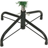 vidaXL Obrnjen umetni božični drevesec s setom žogic Zelena 150 cm PVC | Shoptok.si