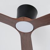  ZEVENTI - LED plafonski ventilator AUREX LED/24W/230V Wi-Fi Tuya crna/orah + daljinski upravljač | Eponuda.com