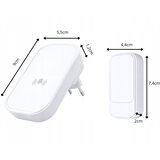 Brezžični 230V LED elektronski zvonec 38 melodij do 130m IP68 bel | Shoptok.si