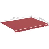  Zamjenska tkanina za tendu bordo 4 x 3 m | shoptok.hr