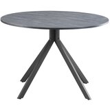 MID.YOU Jedilna Miza Lennox, Siva, Ø 110cm Cene