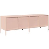 vidaXL TV ormarić ružičasti 135x39x43,5 cm hladno valjani čelik | shoptok.hr