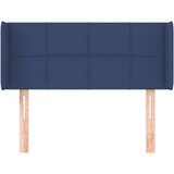  Uzglavlje s ušima plavi 93x16x78/88 cm od tkanine | shoptok.hr