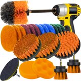  Delni set HEX čistilnih krtač in 100mm velcro disk za poliranje Cene