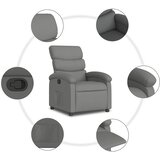  Naslonjač od tkanine tamnosivi | shoptok.hr