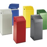 eurokraft pro Zbiralnik surovin, prostornina 45 l, ŠxVxG 320 x 790 x 320 mm, antično srebrna | Shoptok.si