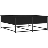  Stolić za kavu crni 100x99x40 cm od konstruiranog drva | Shoptok.si