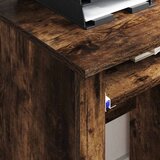  Stol s kotačićima s ladicama Dimljeni hrast 91 x 50 x 77 cm | Eponuda.ba