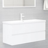 Ormarić za umivaonik bijeli 100x38,5x45 cm konstruirano drvo | shoptok.hr