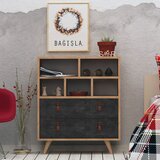 Woody Fashion Komoda Marco 70x85,6x40cm Hrast-Tamnosiva | Eponuda.ba