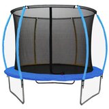 LEGONI Trampolin SPACE z zaščitno mrežo 425 cm, moder | Shoptok.si