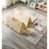  premijum d&b sklopiva podloga sa dva lica mede+ pačvork 147x196x1 cm | ePonuda.com