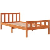  Okvir kreveta bez madraca voštano smeđi 75 x 190 cm od borovine | shoptok.hr